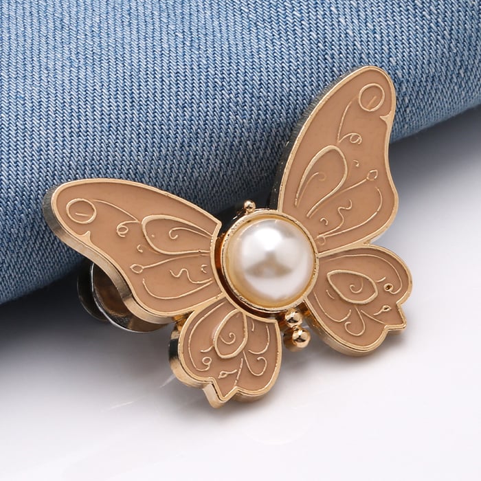 Butterfly Clips | Stainless Metal & Locking Clip | Set of 4