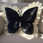 Butterfly Cushion | Plush Sculptural Design & Lace Trim | 40 cm