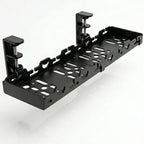 Cable Management Tray | Expandable Clamp-On Carbon Steel | 15.75–29.1 In Adjustable Width