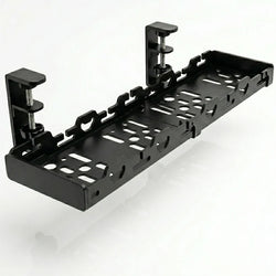 Cable Management Tray | Expandable Clamp-On Carbon Steel | 15.75–29.1 In Adjustable Width