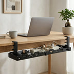Cable Management Tray | Expandable Clamp-On Carbon Steel | 15.75–29.1 In Adjustable Width