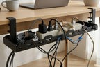 Cable Management Tray | Expandable Clamp-On Carbon Steel | 15.75–29.1 In Adjustable Width