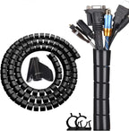 Cable Organizer | Flexible Protective Sleeve & Reusable | Set of 2