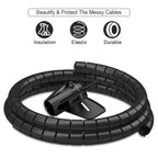 Cable Organizer | Flexible Protective Sleeve & Reusable | Set of 2
