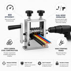 Cable Stripper | Multi-Entry & Drill-Compatible | 1–17 mm Range