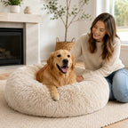 Calming Dog Bed | Plush & Machine-Washable | S–2XL