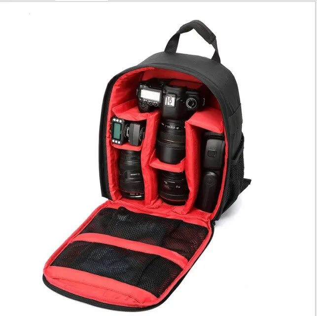 Camera Backpack | Waterproof Nylon, Lightweight & Multiple Compartments