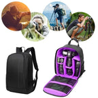 Camera Backpack | Waterproof Nylon, Lightweight & Multiple Compartments
