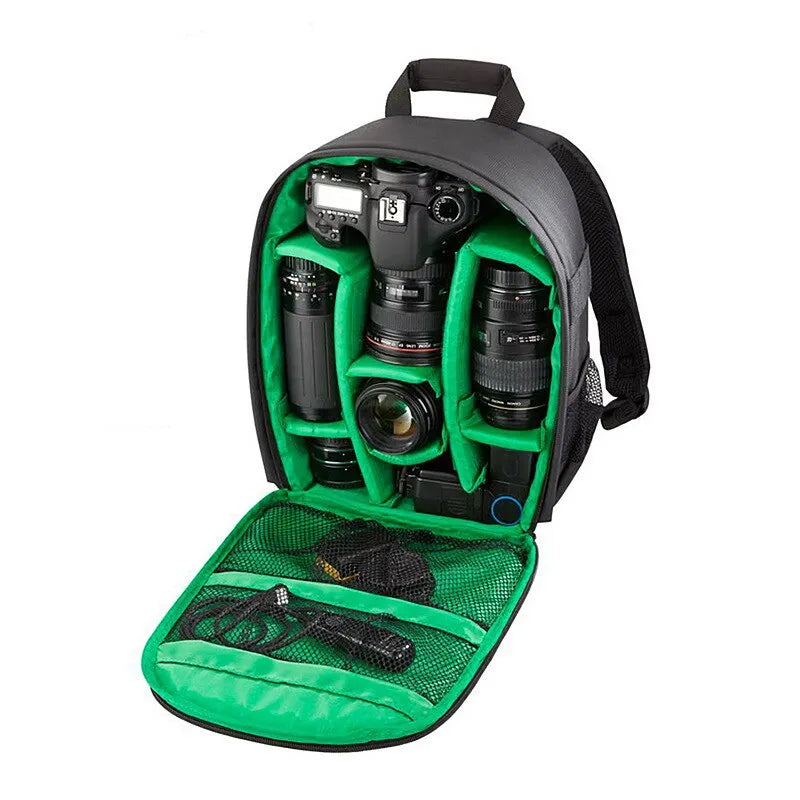 Camera Backpack | Waterproof Nylon, Lightweight & Multiple Compartments