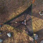 Camping Hammock | 3-Point Anchoring & Polyester Mesh | Multi-Person