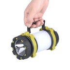Camping Lantern | USB Rechargeable & Power Bank | Dimmable 360° Light & Red Warning