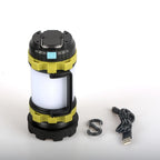 Camping Lantern | USB Rechargeable & Power Bank | Dimmable 360° Light & Red Warning