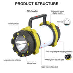 Camping Lantern | USB Rechargeable & Power Bank | Dimmable 360° Light & Red Warning