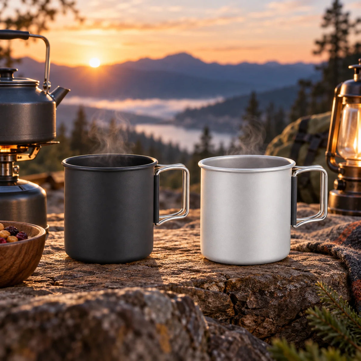 Camping Mug | Lightweight Insulated Aluminum | 300 ml
