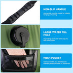 Camping Shower Bag | Solar Heated & Temperature Gauge | 5 Gallon Capacity