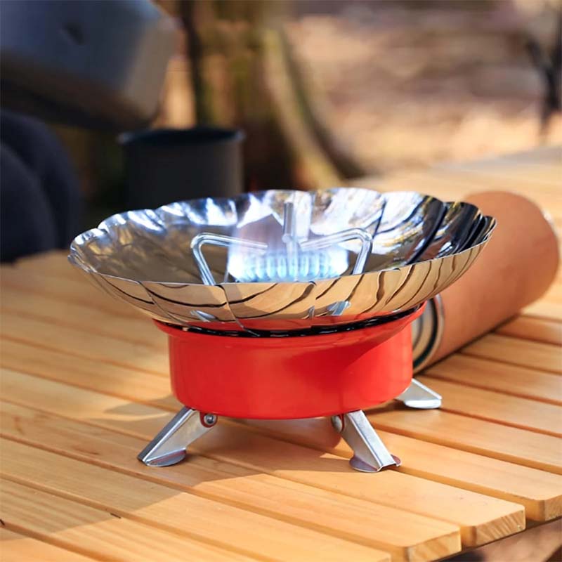 Camping Stove | Foldable Stainless Steel & Wind-Resistant | 4000 BTU