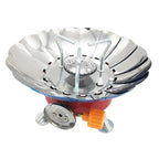 Camping Stove | Foldable Stainless Steel & Wind-Resistant | 4000 BTU