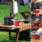 Camping Stove | Foldable Stainless Steel & Wind-Resistant | 4000 BTU