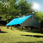 Camping Tarp | 210T Waterproof & Lightweight | With Carry Bag
