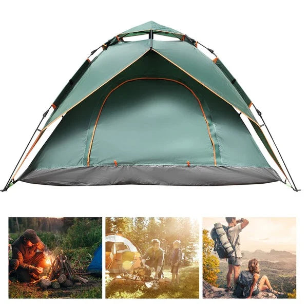 Camping Tent | Instant Pop-Up & Quick Setup | 3–4 Person Capacity