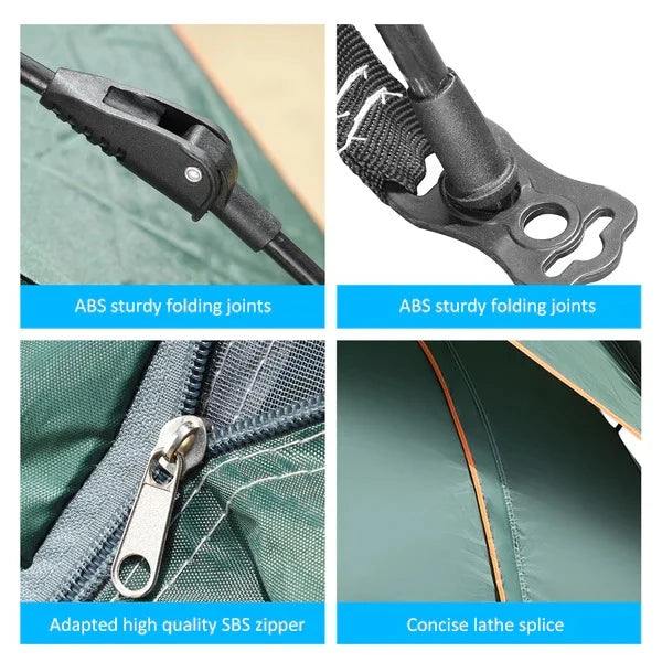 Camping Tent | Instant Pop-Up & Quick Setup | 3–4 Person Capacity