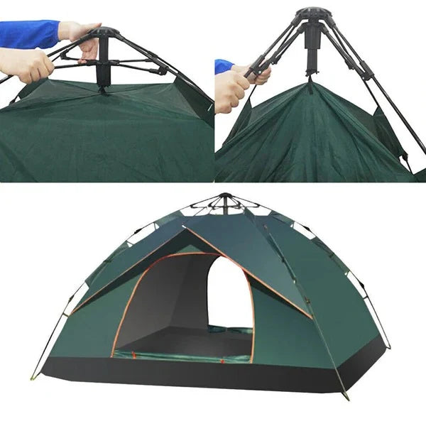 Camping Tent | Instant Pop-Up & Quick Setup | 3–4 Person Capacity