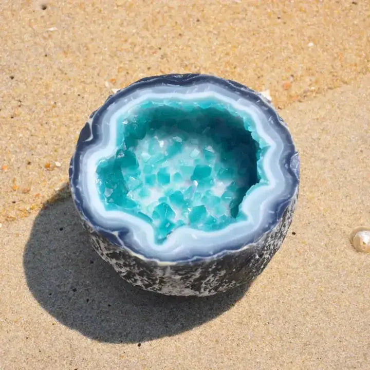 Candle | Geode Bowl Design & Natural Wax Blend