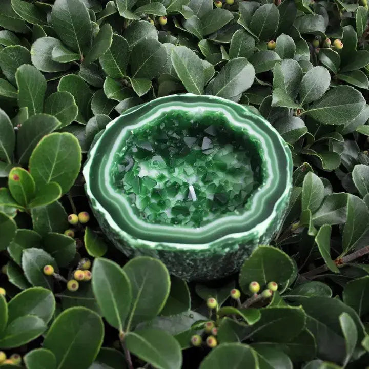 Candle | Geode Bowl Design & Natural Wax Blend