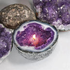 Candle | Geode Bowl Design & Natural Wax Blend