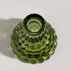 Candle Holder | Glass Christmas Tree Centerpiece | Set of 3