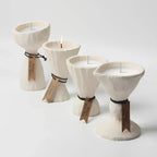 Candle Holder | Handcrafted Cement Stone-Textured | Nordic Design