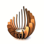 Candle Holder | Handcrafted Layered Wood & Tealight Compatible