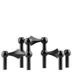 Candle Holder | Molecular-Inspired Sculptural & Metal Finish