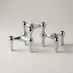 Candle Holder | Molecular-Inspired Sculptural & Metal Finish