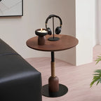 Candle Holder | Sculptural Cement & Wood