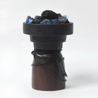 Candle Holder | Sculptural Cement & Wood