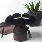 Candle Holder | Sculptural Cement & Wood