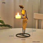 Candle Holder | Woman-Shaped Iron