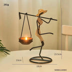 Candle Holder | Woman-Shaped Iron