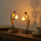 Candle Holder | Woman-Shaped Iron