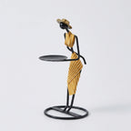 Candle Holder | Woman-Shaped Iron