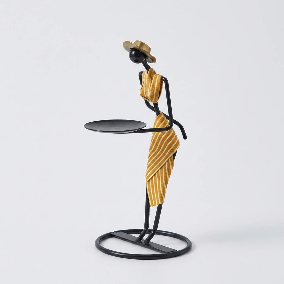 Candle Holder | Woman-Shaped Iron