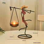 Candle Holder | Woman-Shaped Iron