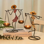 Candle Holder | Woman-Shaped Iron