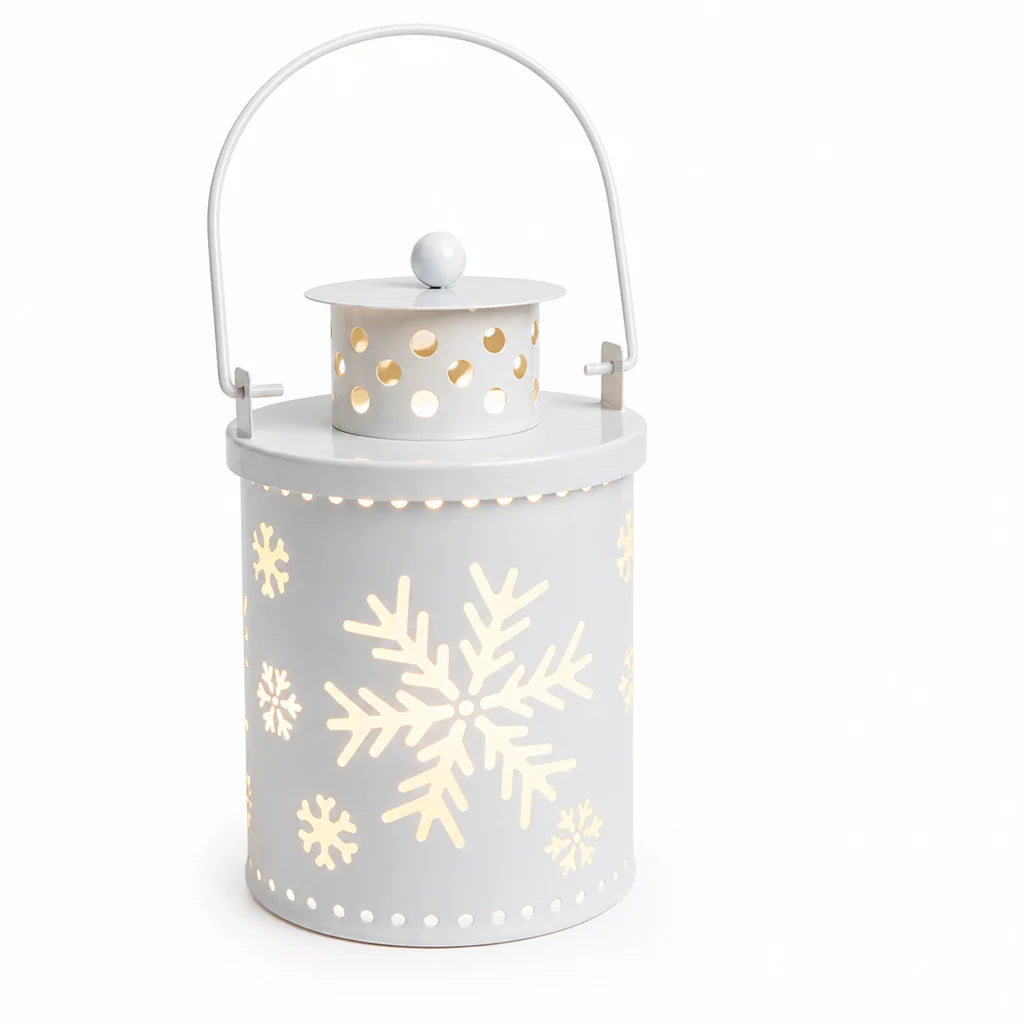 Candle Lantern | LED Flicker & Wrought Iron