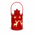 Candle Lantern | LED Flicker & Wrought Iron