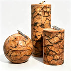 Candle Set | Marble-Inspired Pattern & Clean-Burning Wax