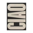 Canvas Wall Art | Minimalist Italian Quote & Waterproof Finish