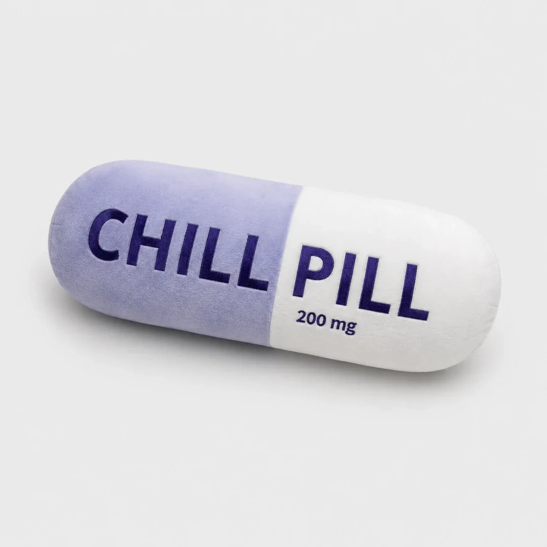 Capsule Pillow | Oversized Plush & 200 mg Print | 2 Sizes