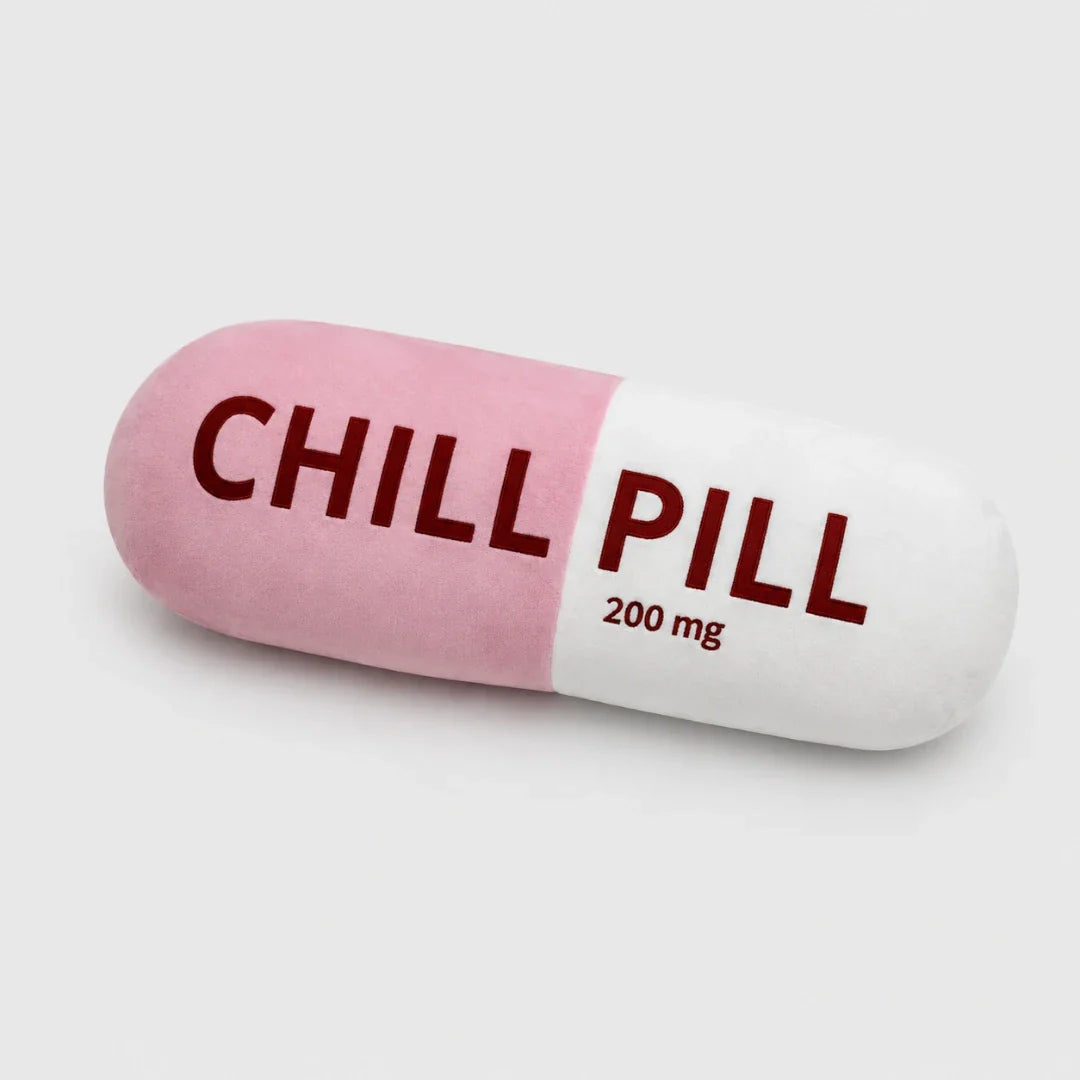 Capsule Pillow | Oversized Plush & 200 mg Print | 2 Sizes